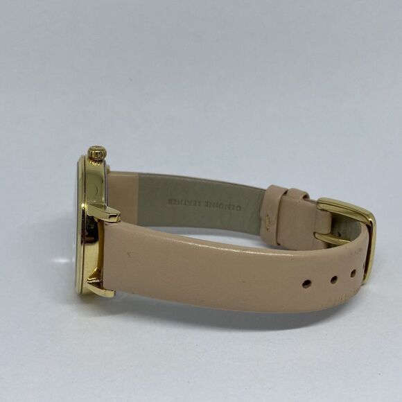 Kate Spade New York Vachetta 0073 Women's Beige Leather Analog Dial Watch VK183 - Picture 9 of 12